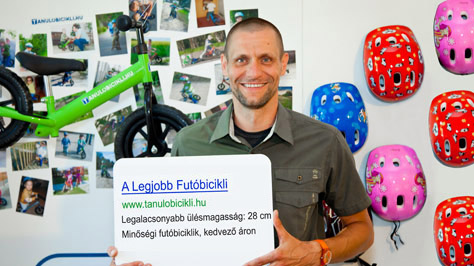 Áron, Tulajdonos – tanulobicikli.hu